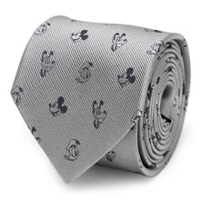 Load image into Gallery viewer, Disney Mickey and Friends Gray Men's Tie
