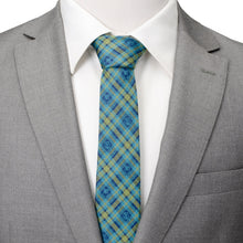 Load image into Gallery viewer, Disney Pixar Monsters Inc. Plaid Blue and Green Tie
