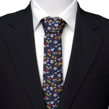 Load image into Gallery viewer, Disney Mickey Mouse Action Navy Men's Tie
