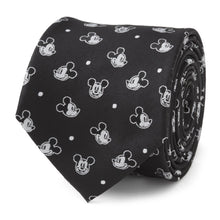 Load image into Gallery viewer, Disney Mickey Mouse Black Dot Men's Tie
