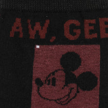 Load image into Gallery viewer, Disney Mickey Mouse Red Check Sock and Mickey Blue Lapel Pin Gift Set
