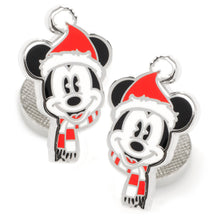 Load image into Gallery viewer, Disney Mickey Mouse Holiday Hat Cufflinks
