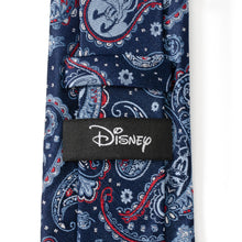 Load image into Gallery viewer, Disney Mickey and Friends Paisley Blue Multi Men's Tie
