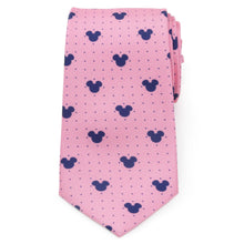 Load image into Gallery viewer, Disney Mickey Mouse Dot Pink Men's Tie
