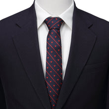 Load image into Gallery viewer, Disney Mickey Mouse Navy Pinstripe Tie
