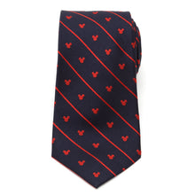 Load image into Gallery viewer, Disney Mickey Mouse Navy Pinstripe Tie
