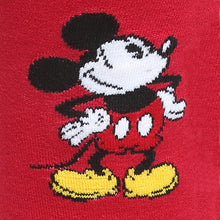 Load image into Gallery viewer, Disney Mickey Mouse Pie-Eyed Red Sock and Mickey Blue Lapel Pin Gift Set
