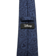 Load image into Gallery viewer, Disney Mickey Mouse Navy Paisley Men's Tie
