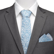 Load image into Gallery viewer, Disney Mickey Mouse Teal Paisley Men's Tie
