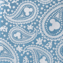 Load image into Gallery viewer, Disney Mickey Mouse Teal Paisley Men's Tie
