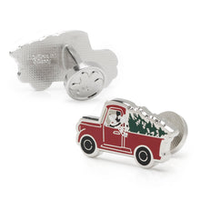 Load image into Gallery viewer, Disney Mickey Mouse Holiday Truck Cufflinks

