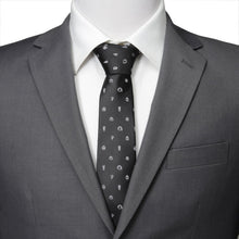 Load image into Gallery viewer, Disney The Nightmare Before Christmas Black Gray Men's Tie
