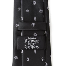 Load image into Gallery viewer, Disney The Nightmare Before Christmas Black Gray Men's Tie
