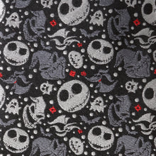 Load image into Gallery viewer, Disney The Nightmare Before Christmas Black Gray Pattern Men's Tie
