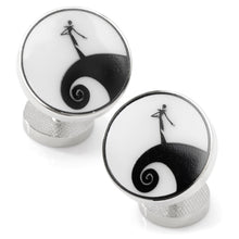 Load image into Gallery viewer, Disney The Nightmare Before Christmas Jack Skellington Mountain Cufflinks
