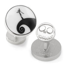 Load image into Gallery viewer, Disney The Nightmare Before Christmas Jack Skellington Mountain Cufflinks
