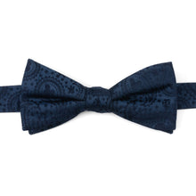 Load image into Gallery viewer, Disney Mickey Mouse Navy Paisley Bow Tie
