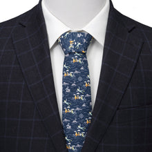 Load image into Gallery viewer, Disney Peter Pan Flying Blue Men's Tie

