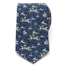 Load image into Gallery viewer, Disney Peter Pan Flying Blue Men's Tie
