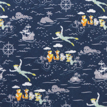 Load image into Gallery viewer, Disney Peter Pan Flying Blue Men's Tie
