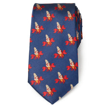 Load image into Gallery viewer, Disney The Little Mermaid Sebastian Hidden Message Blue Men's Tie
