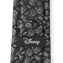 Load image into Gallery viewer, Disney Pixar Toy Story Alien Print Black Men's Tie
