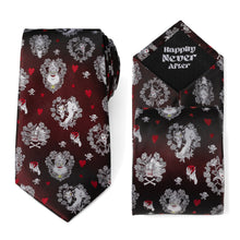 Load image into Gallery viewer, Disney Villains 'Happily Never After' Black Men's Tie
