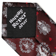 Load image into Gallery viewer, Disney Villains 'Happily Never After' Black Men's Tie

