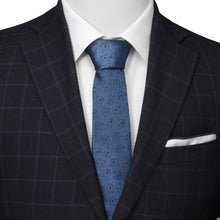 Load image into Gallery viewer, Disney Winnie the Pooh Blue Tonal Men's Tie
