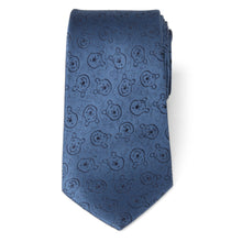 Load image into Gallery viewer, Disney Winnie the Pooh Blue Tonal Men's Tie

