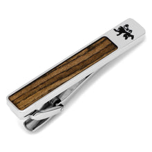 Load image into Gallery viewer, Game of Thrones Lannister Inlaid Wood Tie Clip
