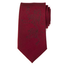 Load image into Gallery viewer, Game of Thrones Lannister Lion Red Men's Tie
