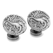 Load image into Gallery viewer, Game of Thrones Targaryen Three Headed Dragon Sigil Cufflinks
