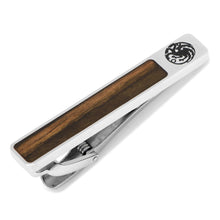 Load image into Gallery viewer, Game of Thrones Targaryen Inlaid Wood Tie Clip
