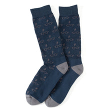 Load image into Gallery viewer, Harry Potter Glasses Navy Men's Socks
