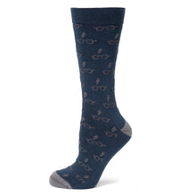 Load image into Gallery viewer, Harry Potter Glasses Navy Men's Socks
