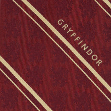 Load image into Gallery viewer, Harry Potter Gryffindor Maroon Stripe Silk Men's Tie
