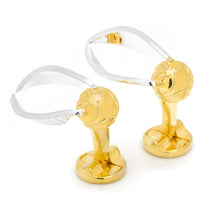 Load image into Gallery viewer, Harry Potter Golden Snitch 3D Cufflinks
