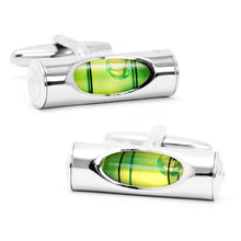 Load image into Gallery viewer, Green Level Cufflinks
