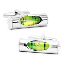 Load image into Gallery viewer, Green Level Cufflinks
