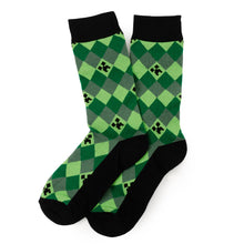 Load image into Gallery viewer, Minecraft Creeper Men's Sock Set ' 3 Pairs
