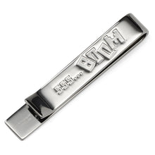 Load image into Gallery viewer, Minecraft Creeper Hidden Message Silver Tie Bar
