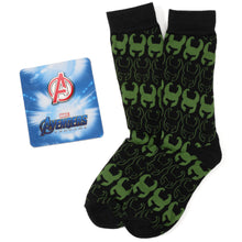 Load image into Gallery viewer, Marvel Avengers Loki Pattern Green and Black Gift Set
