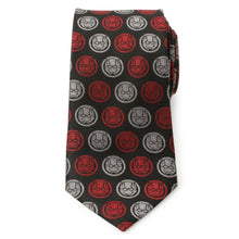 Load image into Gallery viewer, Marvel Ant-Man Red and Gray Charcoal Tie
