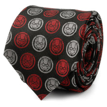 Load image into Gallery viewer, Marvel Ant-Man Red and Gray Charcoal Tie
