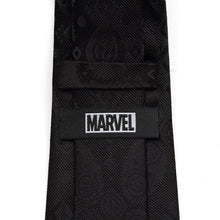Load image into Gallery viewer, Marvel Avengers Paisley Icons Print Black Tie

