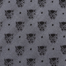 Load image into Gallery viewer, Marvel Black Panther Gray Dot Tie

