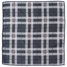 Load image into Gallery viewer, Marvel Captain America Gray Plaid Pocket Square
