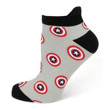 Load image into Gallery viewer, Marvel Captain America Gray Ankle Gift Set
