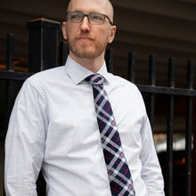 Load image into Gallery viewer, Marvel Captain America Blue Plaid Tie
